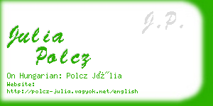 julia polcz business card